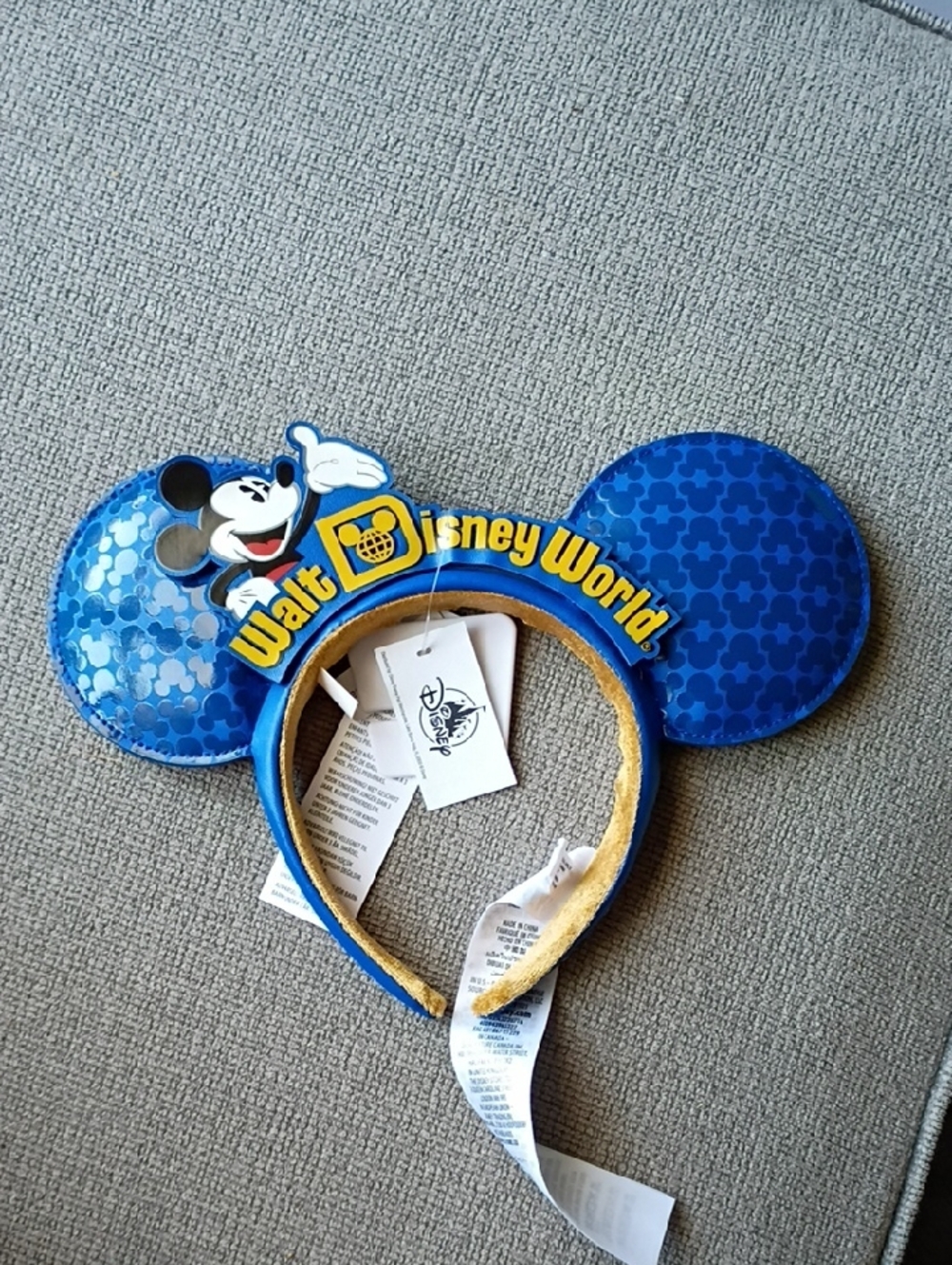 NWT Disney Parks Blue Walt Disney World Ears